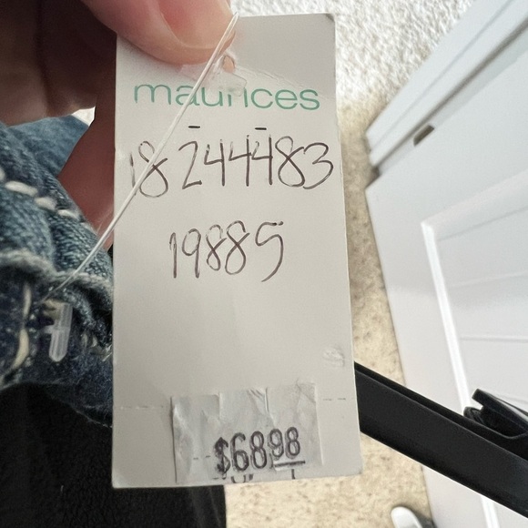 NEW NWT Tuesday Capri silver Jeans 29 - Picture 6 of 10